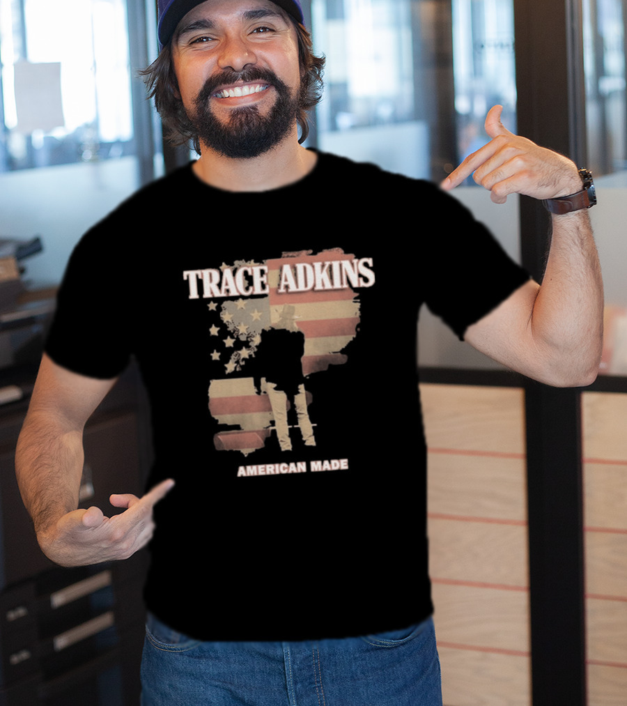 Trace Adkins American Made USA Flag Stars And Stripes T-Shirt
