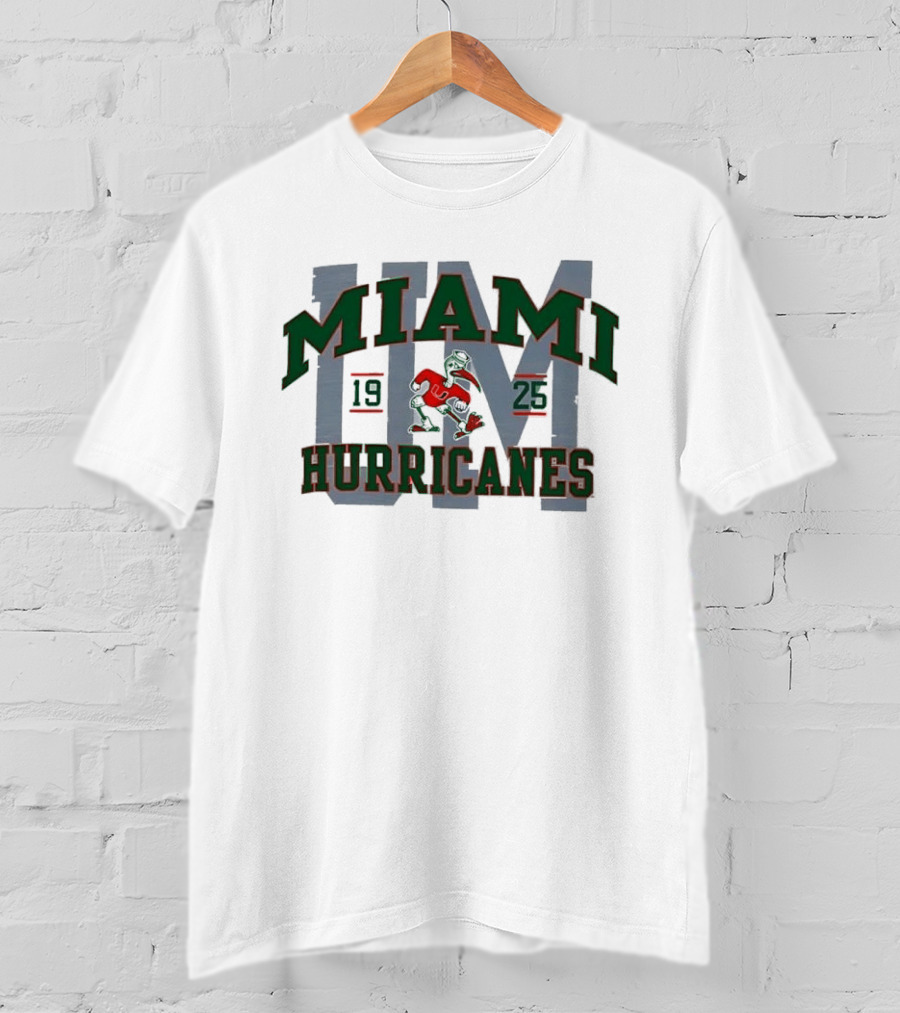 Miami Hurricanes 1925 Sebastian Ibis UM T-Shirt