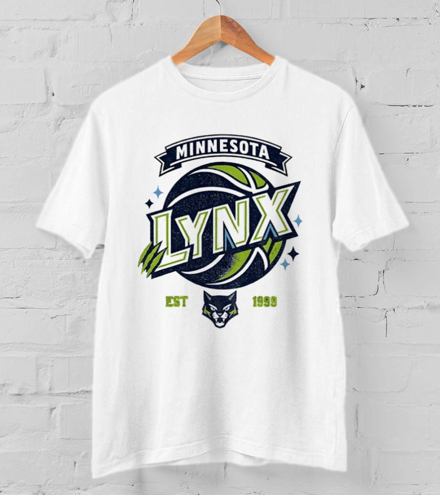 Minnesota Lynx Basketball Est 1999 Classic Team T-Shirt
