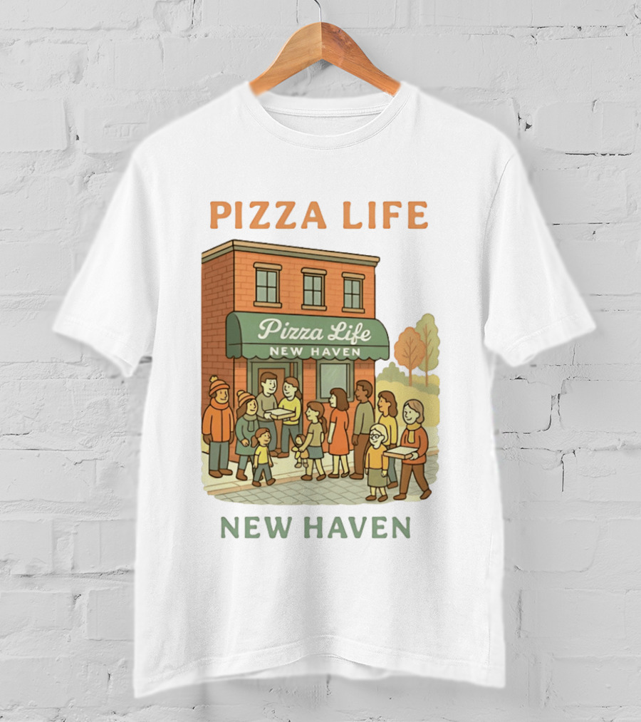 Pizza Life New Haven Family Gathering At Pizzeria T-Shirt