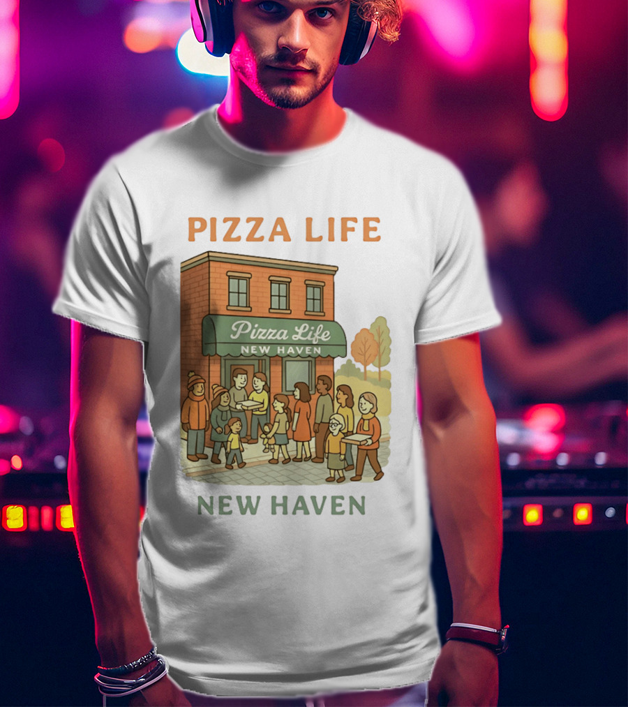 Pizza Life New Haven Family Gathering At Pizzeria T-Shirt