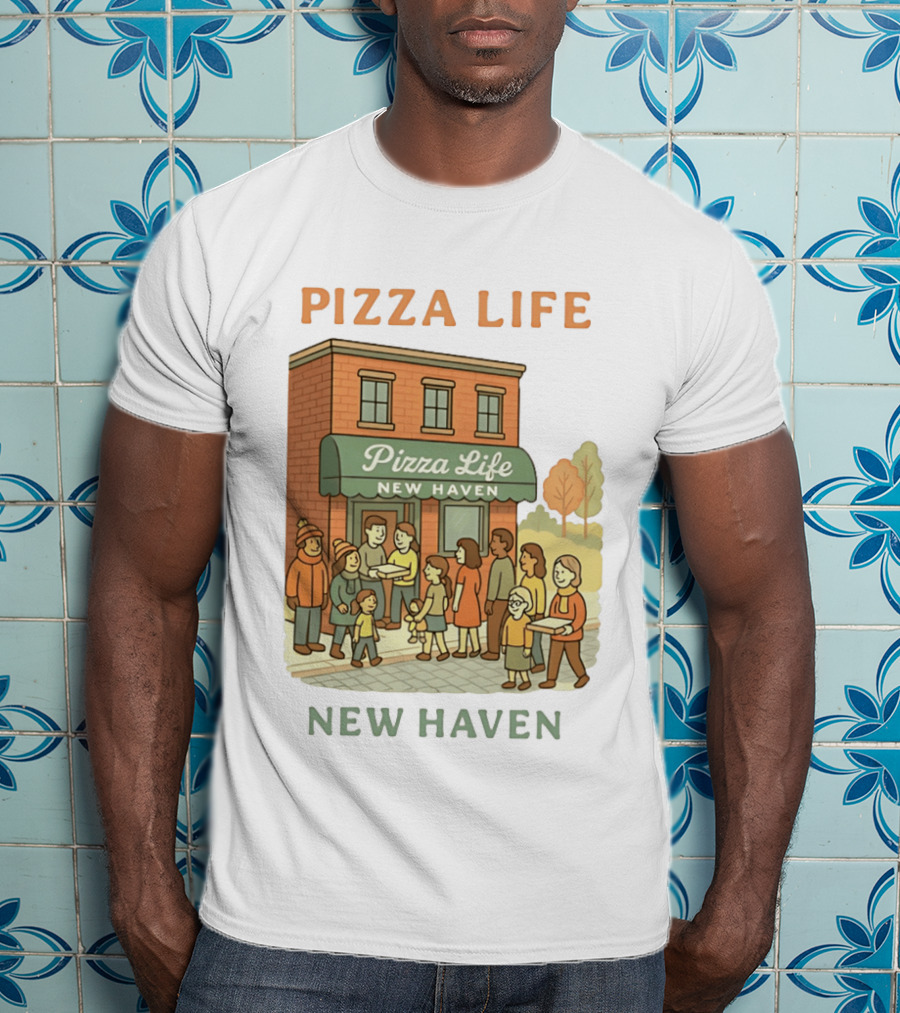 Pizza Life New Haven Family Gathering At Pizzeria T-Shirt
