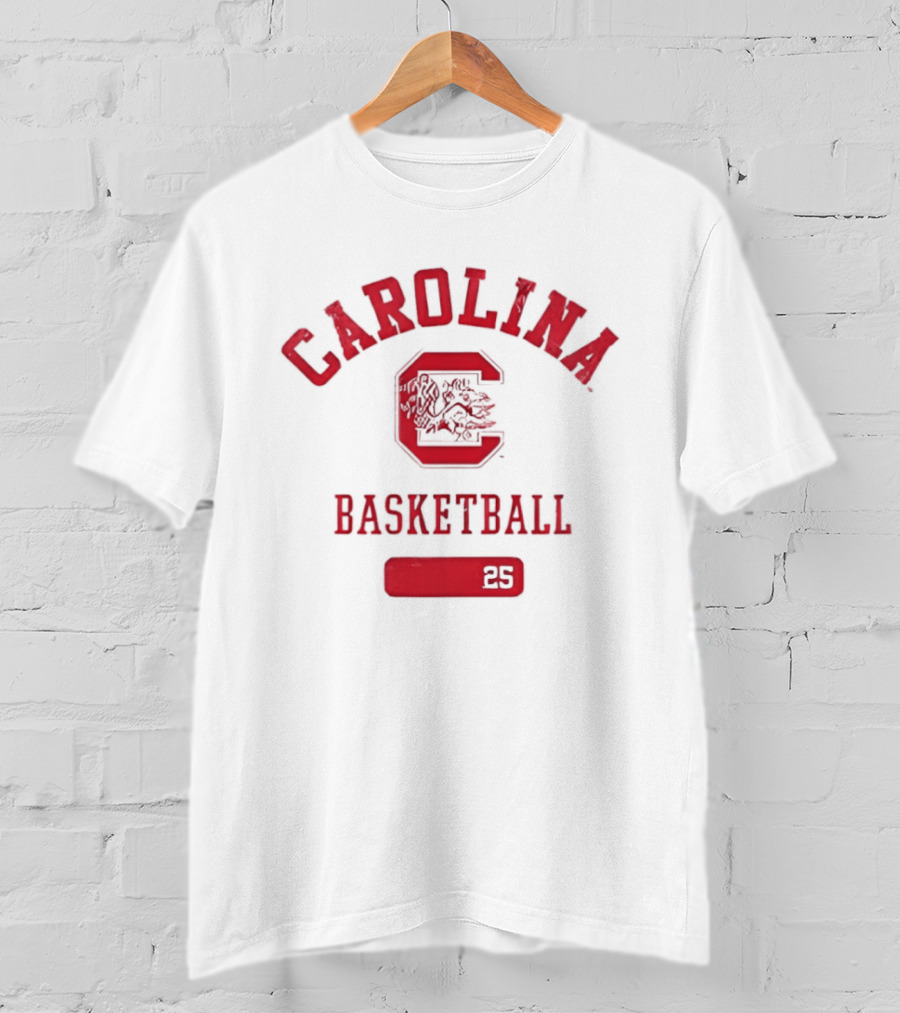 Carolina Basketball 25 South Carolina Gamecocks Raven Johnson T-Shirt