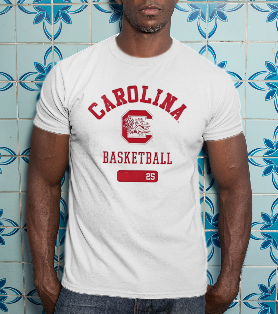 Carolina Basketball 25 South Carolina Gamecocks Raven Johnson T-Shirt