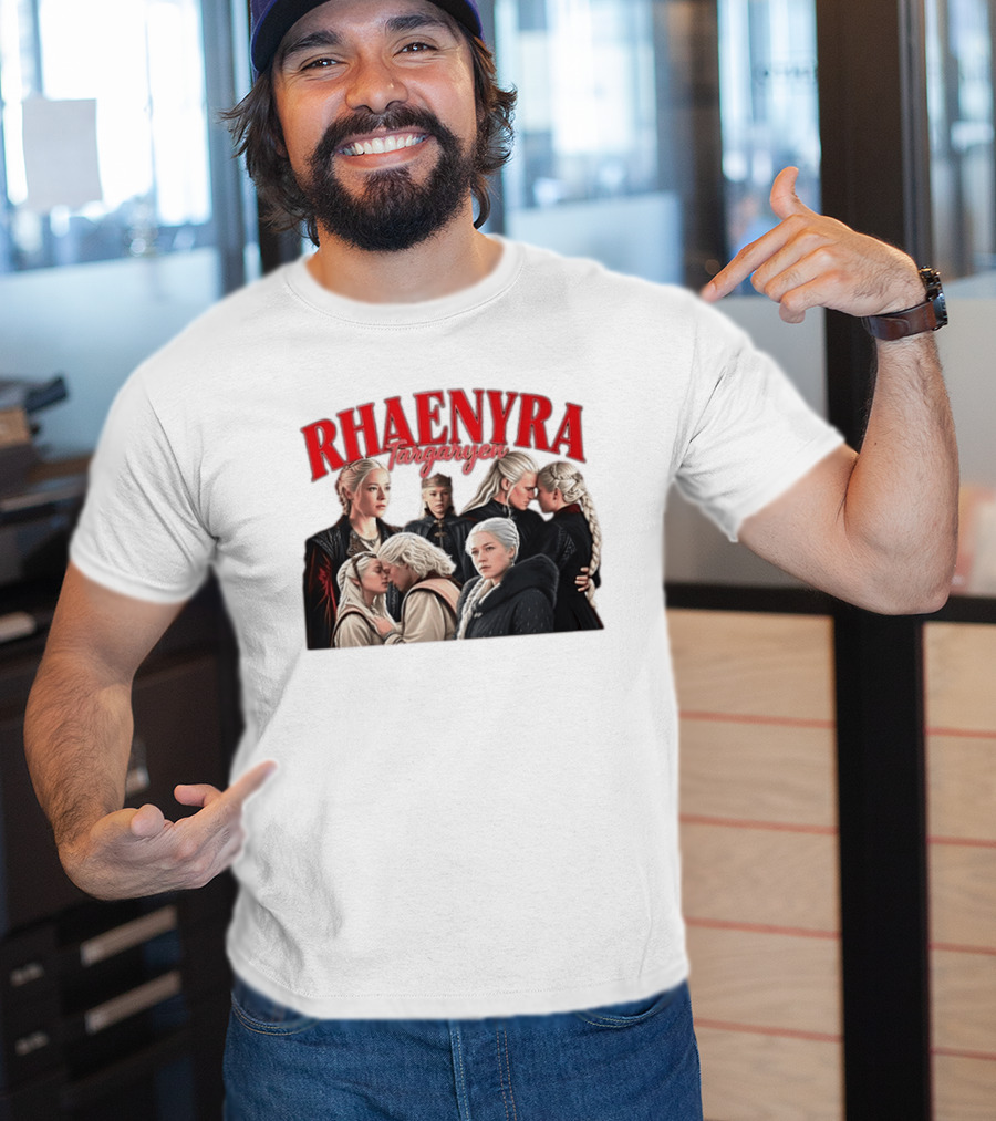 Rhaenyra Targaryen Photo Collage Bootleg Portraits T-Shirt