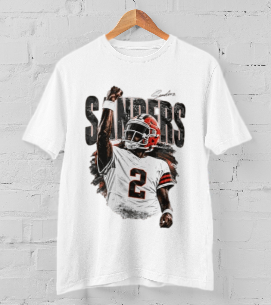 Sanders 2 Colorado Buffaloes Jersey Football Player T-Shirt
