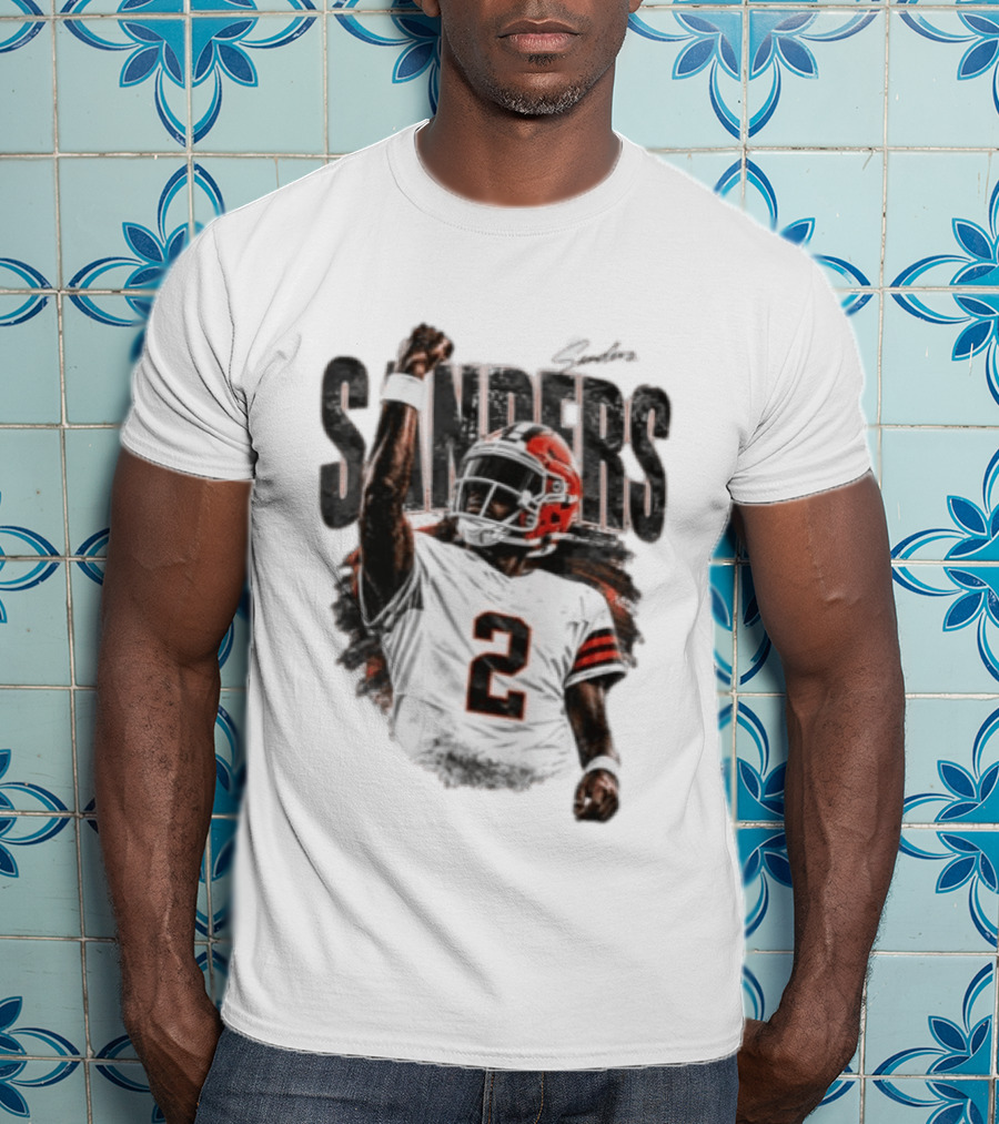 Sanders 2 Colorado Buffaloes Jersey Football Player T-Shirt