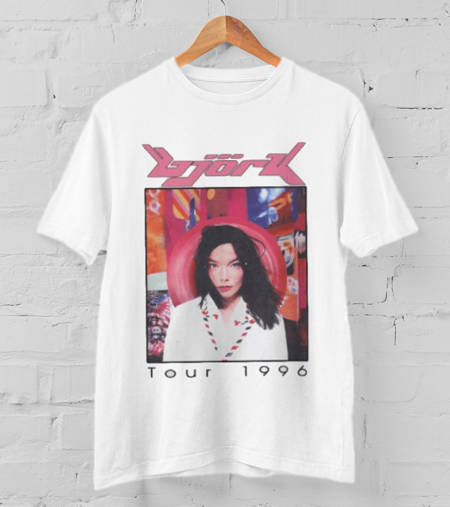 Björk Tour 1996 Post Icelandic Singer T-Shirt