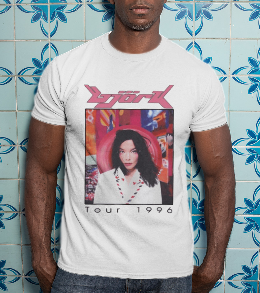 Björk Tour 1996 Post Icelandic Singer T-Shirt
