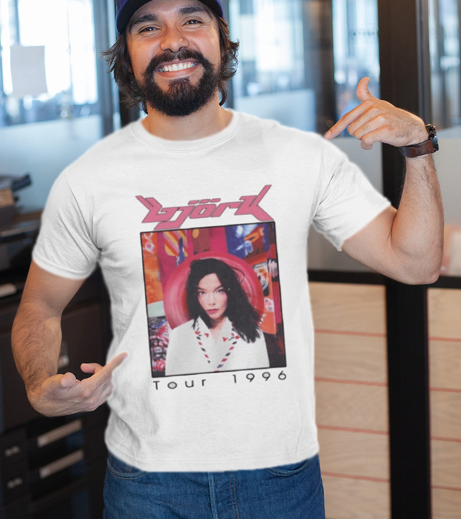 Björk Tour 1996 Post Icelandic Singer T-Shirt