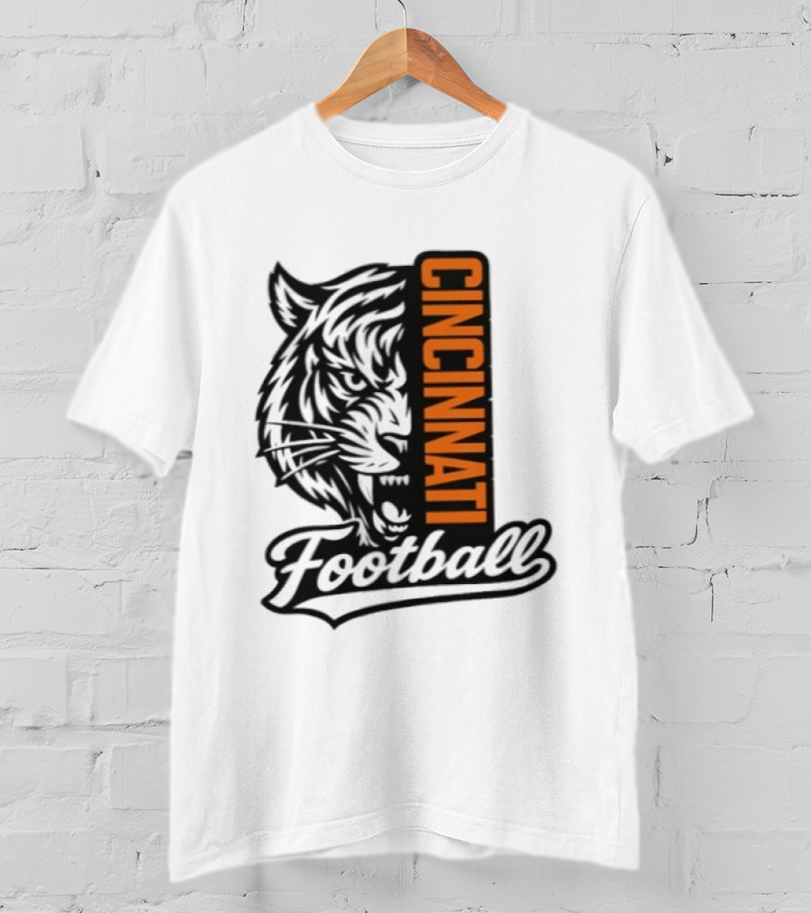 Cincinnati Football Tiger Tiger Iconic Team T-Shirt