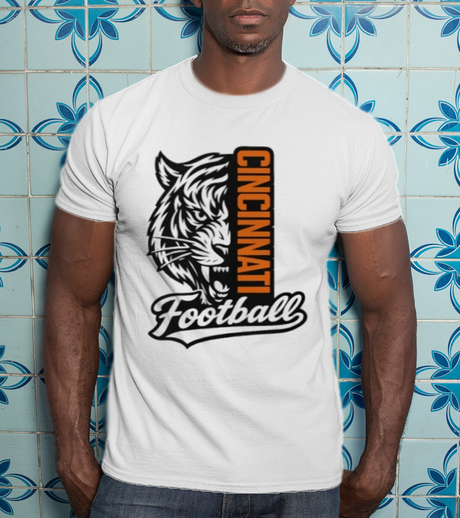 Cincinnati Football Tiger Tiger Iconic Team T-Shirt