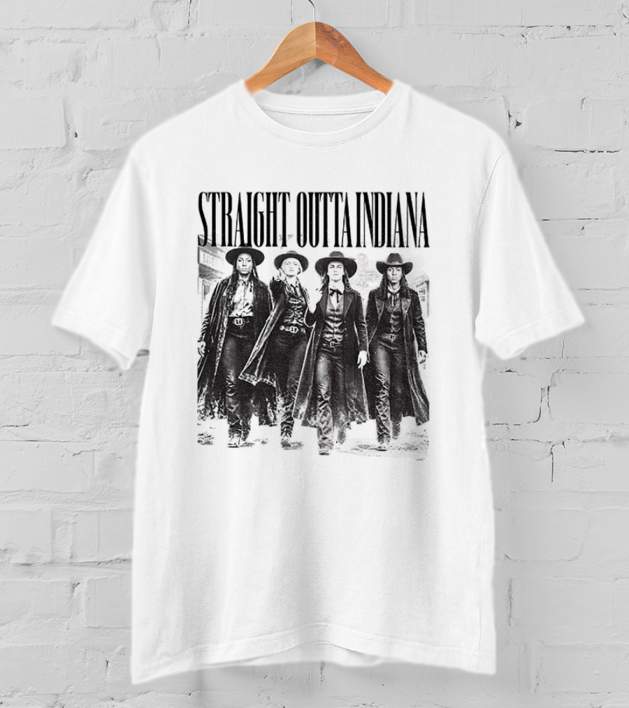 Straight Outta Indiana Cunningham Caitlin Clark Feverstone T-Shirt