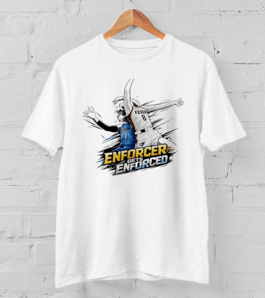 WNBA Enforcer Fever 8 Jumper Action T-Shirt