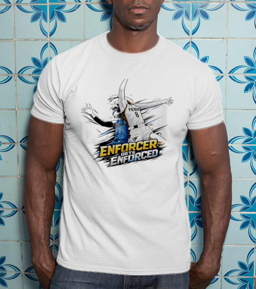 WNBA Enforcer Fever 8 Jumper Action T-Shirt