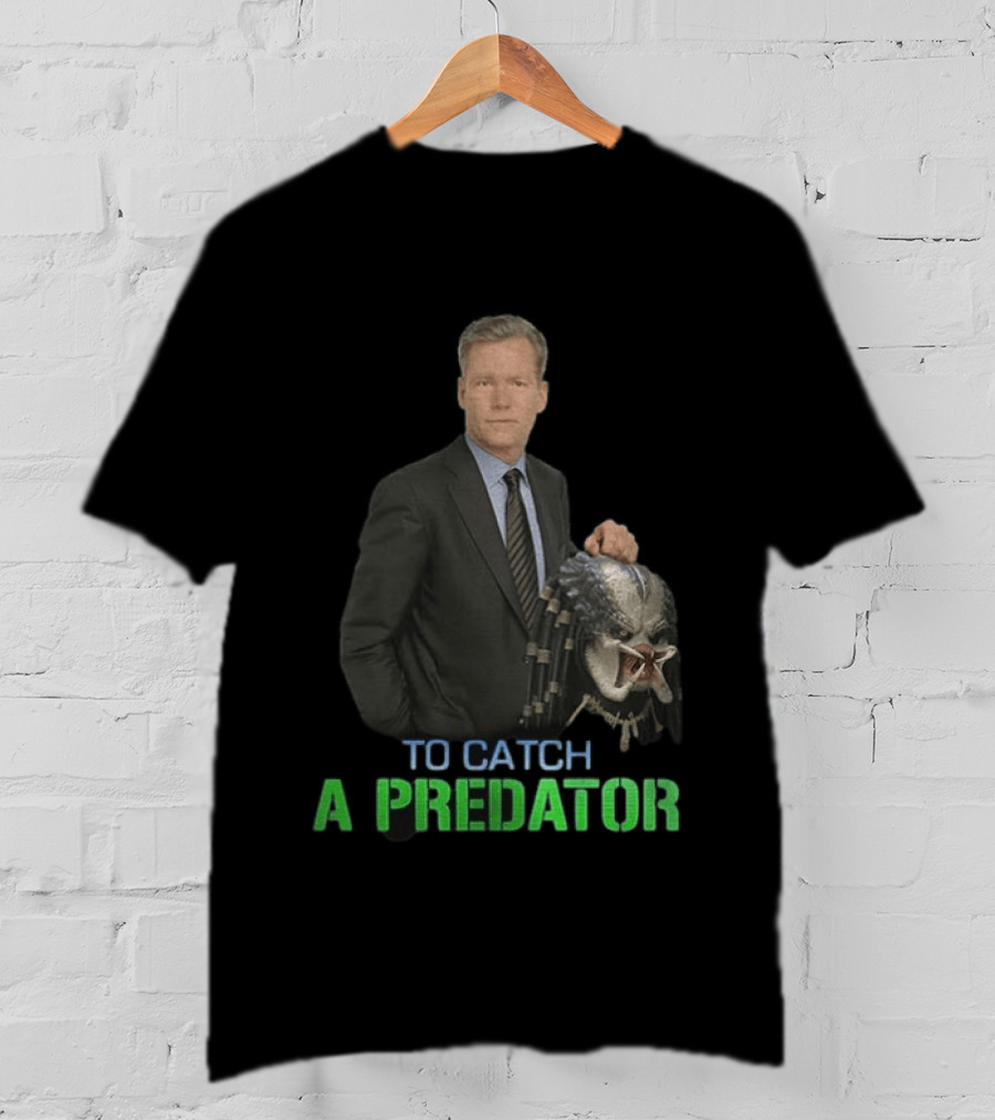 To Catch A Predator Chris Hansen Meme With Predator Mask T-Shirt