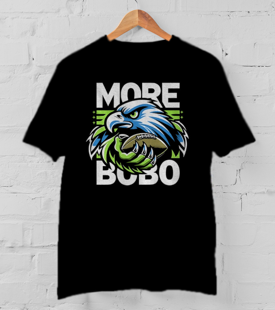 Jake Bobo More Bobo Seattle Seahawks Football Vibrant Gradient 2025 T-Shirt