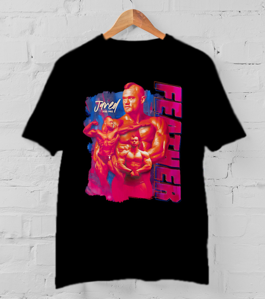 Jared Feather IFBB Pro Bodybuilding Champion Bold Visual T-Shirt