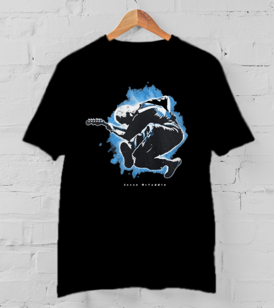 Jesse Mcfaddin Guitarist Blue Splash T-Shirt