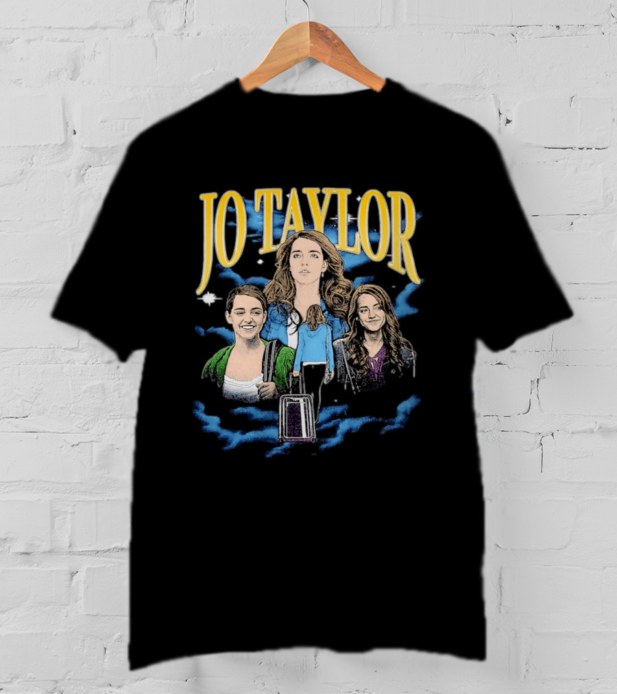 Jo Taylor Collage With Scenes And Luggage T-Shirt