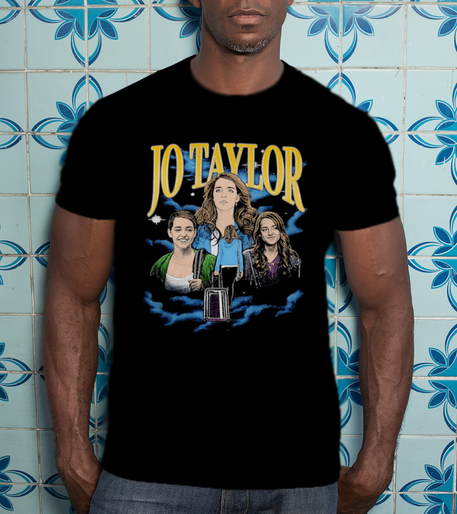 Jo Taylor Collage With Scenes And Luggage T-Shirt