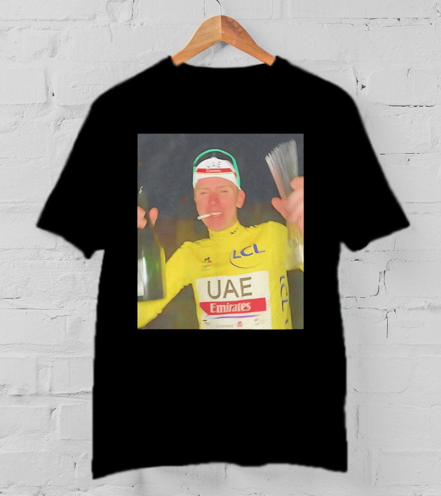 UAE Emirates LCL Tour De France Winner Celebrating T-Shirt