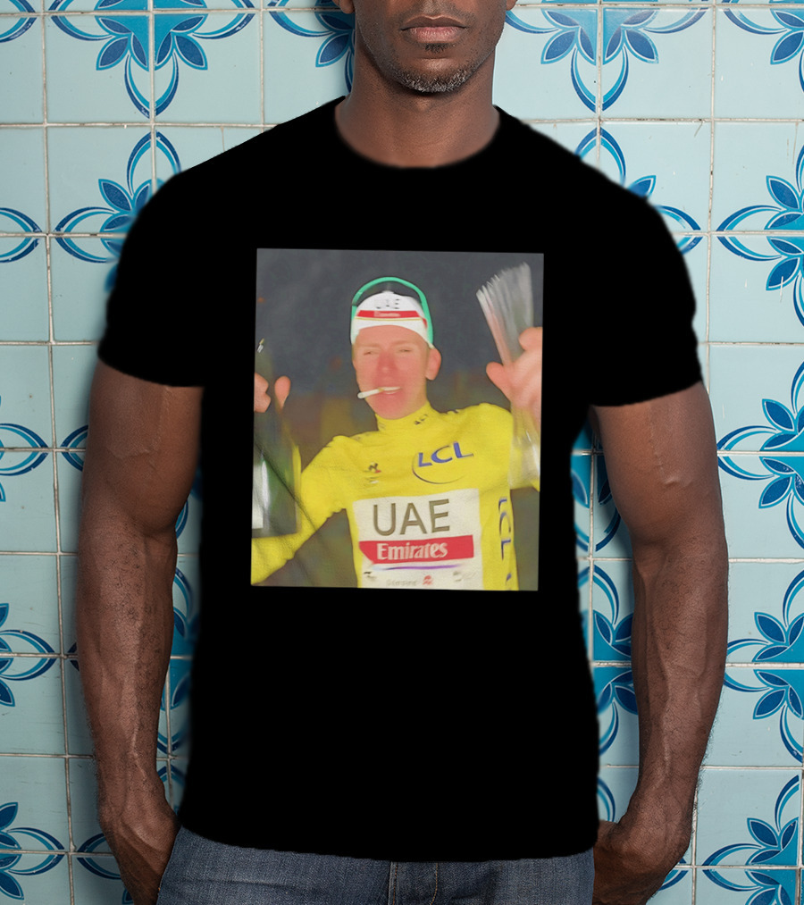 UAE Emirates LCL Tour De France Winner Celebrating T-Shirt