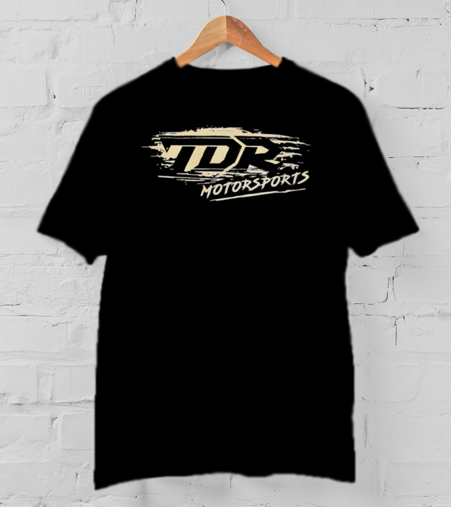 TDR Motorsports Distressed Brushstroke Paint Splatter Banner T-Shirt