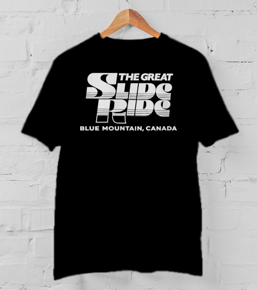 The Great Slide Ride Blue Mountain Canada Adventure Experience T-Shirt