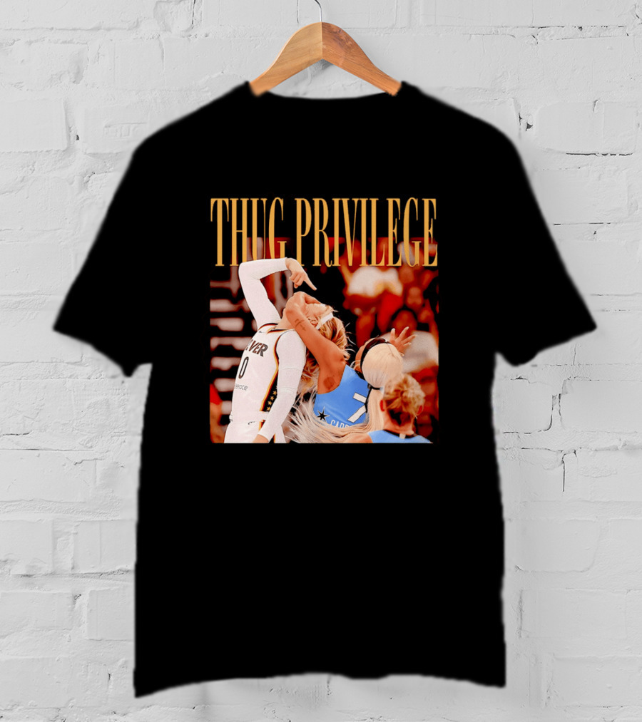 Thug Privilege Sophie Cunningham Basketball Action T-Shirt