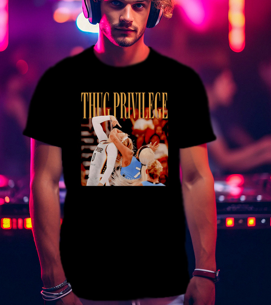 Thug Privilege Sophie Cunningham Basketball Action T-Shirt