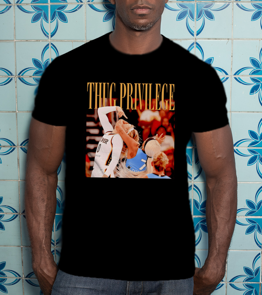 Thug Privilege Sophie Cunningham Basketball Action T-Shirt