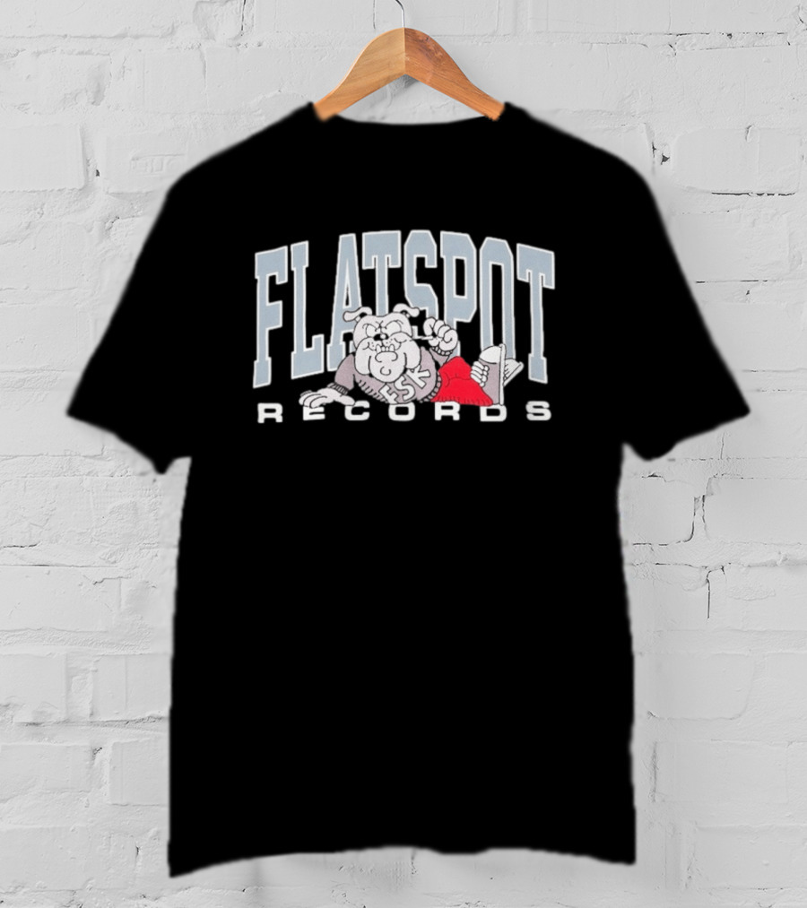 Flatspot Records FSK Embroidered Chill Dog T-Shirt