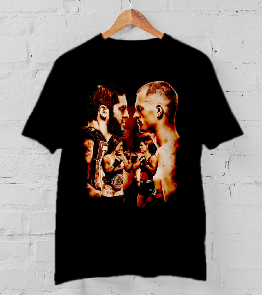 UFC 330 Matchup Islam Makhachev Vs Alexander Volkanovski Face Off T-Shirt