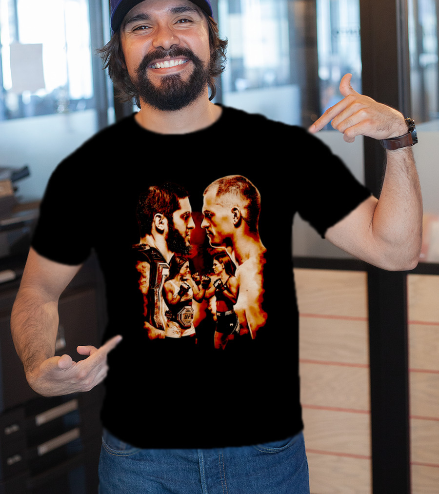 UFC 330 Matchup Islam Makhachev Vs Alexander Volkanovski Face Off T-Shirt