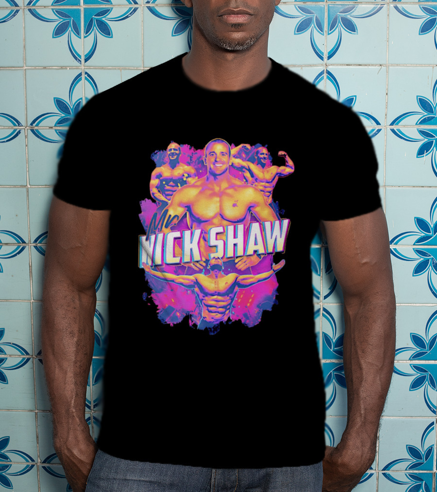 Mr Nick Shaw Bodybuilding Motivation Fitness Enthusiast Hype T-Shirt