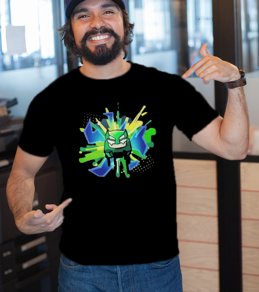 Vortrox Graffiti Green Blue Splash T-Shirt