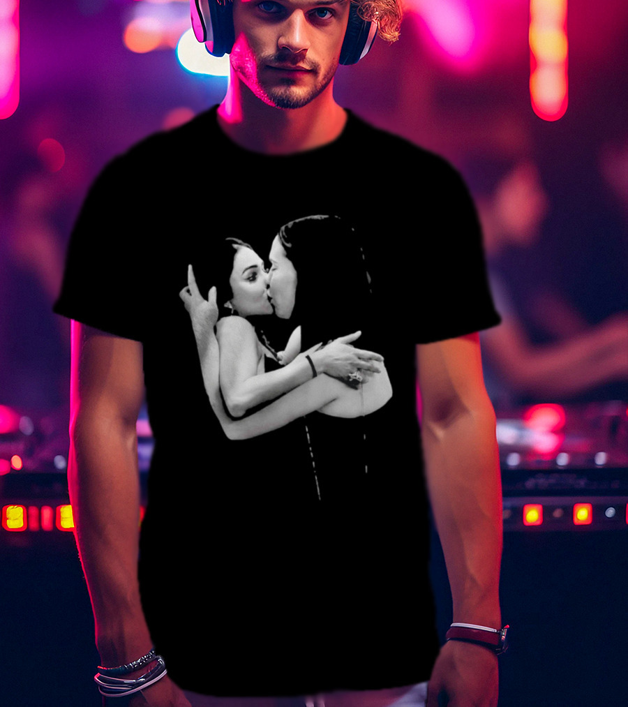 Nikita Rawal Viral Kiss Romantic Embrace T-Shirt