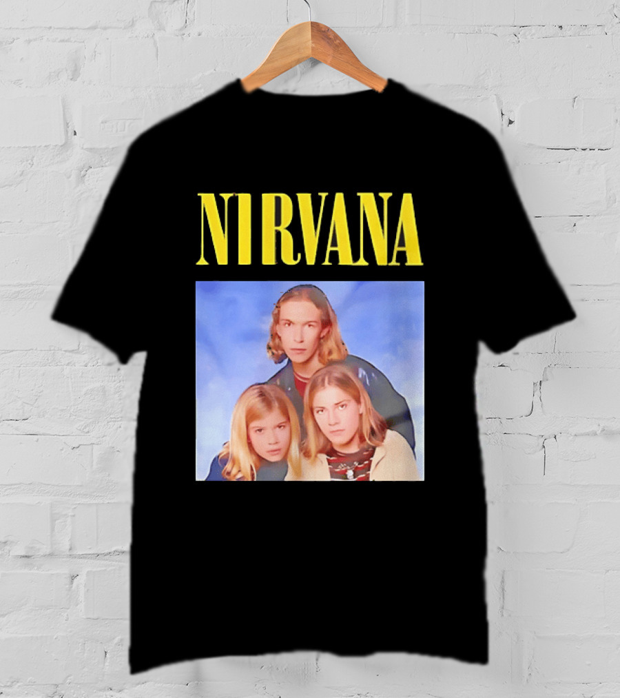 Nirvana Hanson Trio Blue Cloud Bootleg T-Shirt