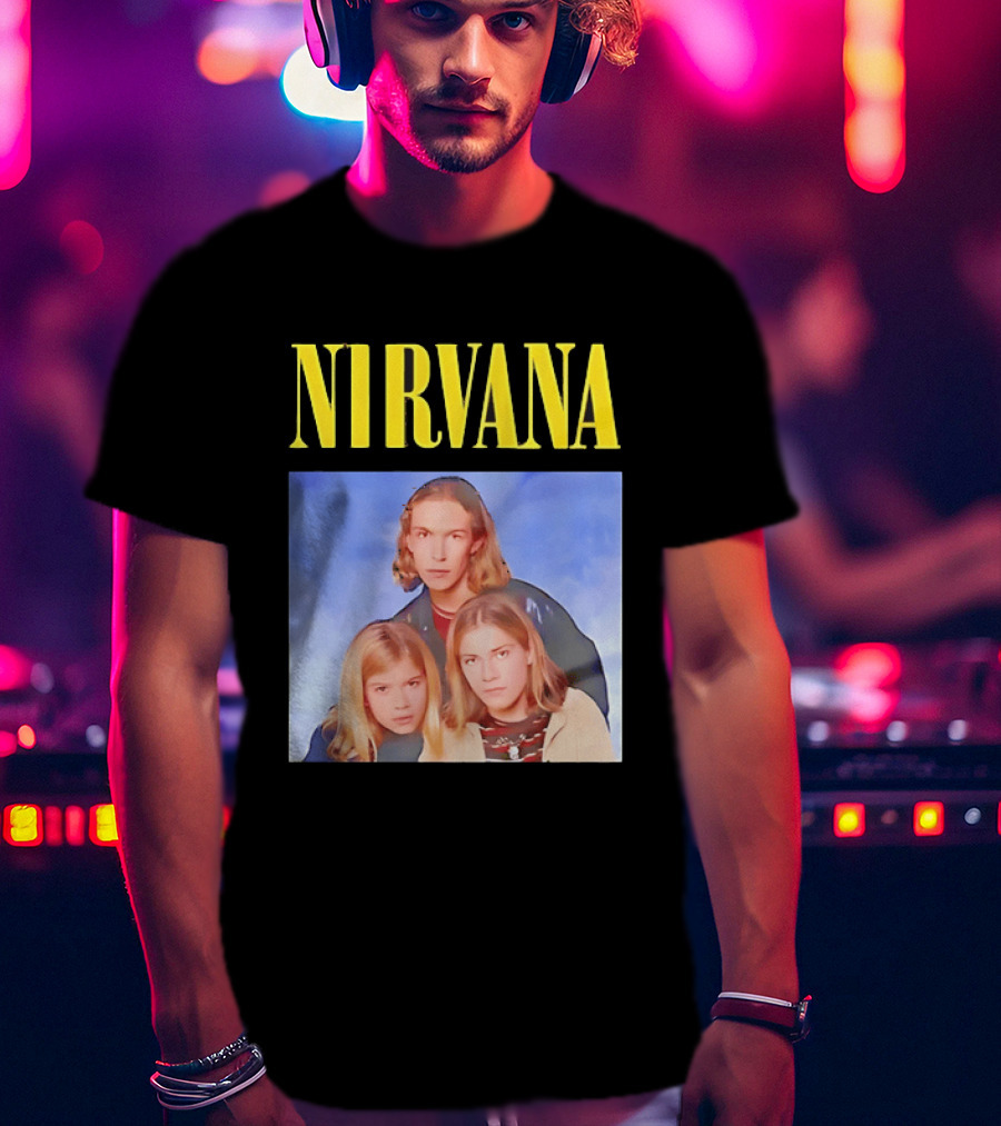 Nirvana Hanson Trio Blue Cloud Bootleg T-Shirt