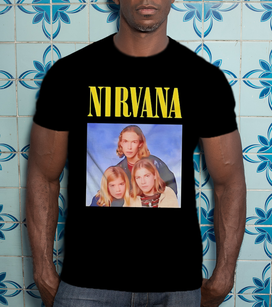 Nirvana Hanson Trio Blue Cloud Bootleg T-Shirt