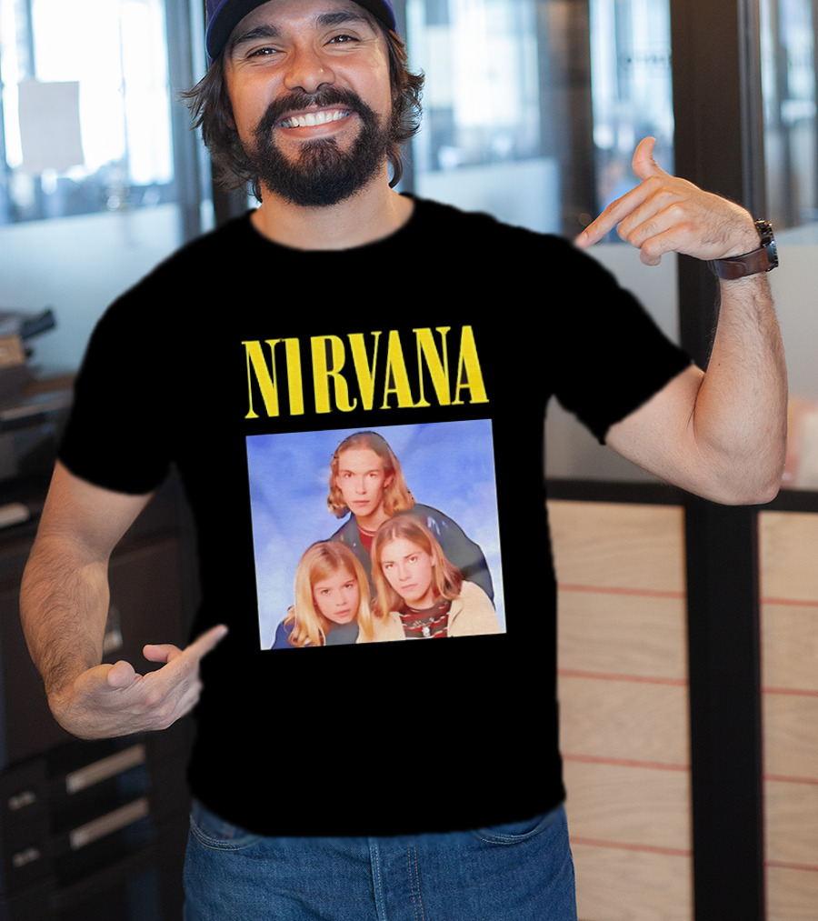 Nirvana Hanson Trio Blue Cloud Bootleg T-Shirt