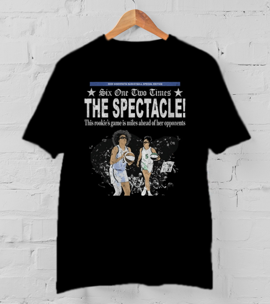 Six One Two Times 2026 Minnesota Basketball Special Edition The Spectacle Rookie's Game Miles Ahead T-Shirt