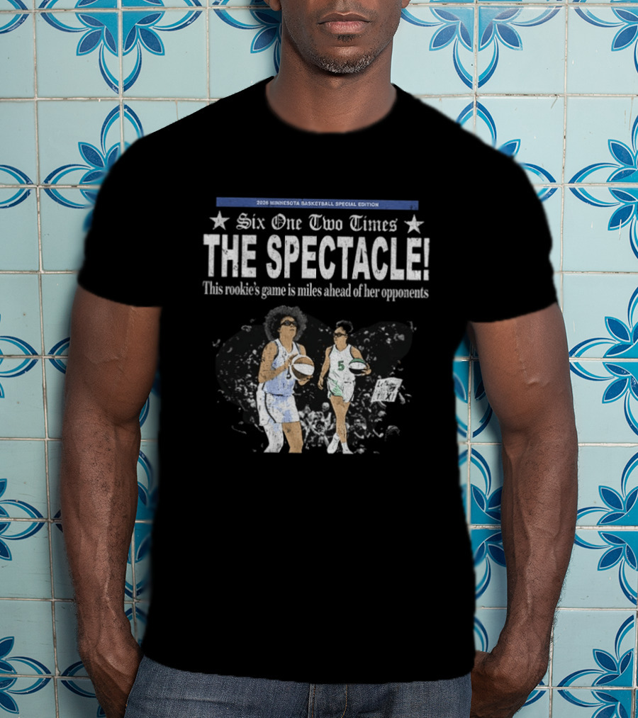 Six One Two Times 2026 Minnesota Basketball Special Edition The Spectacle Rookie's Game Miles Ahead T-Shirt
