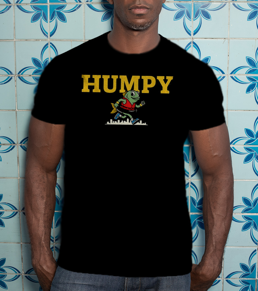 Seattle Mariners Humpy The Salmon Running Vintage Baseball T-Shirt