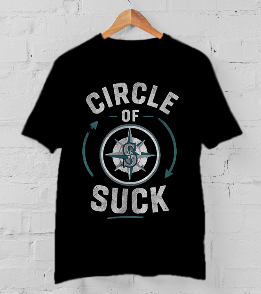 Circle Of Suck Seattle Mariners T-Shirt