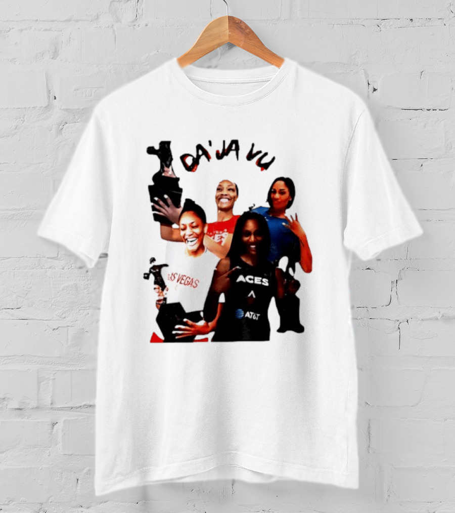 Aja Wilson DA'JA Vu Las Vegas Aces 4X MVP WNBA Legend T-Shirt
