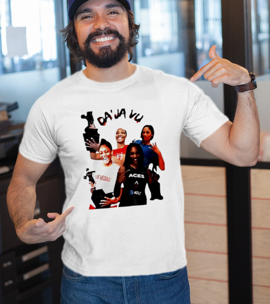 Aja Wilson DA'JA Vu Las Vegas Aces 4X MVP WNBA Legend T-Shirt