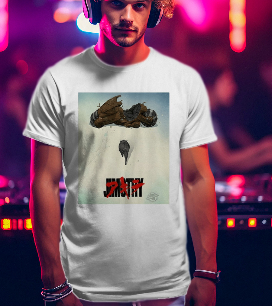 Jimothy Akira Kaneda Bike Homage Neo Tokyo Anime T-Shirt