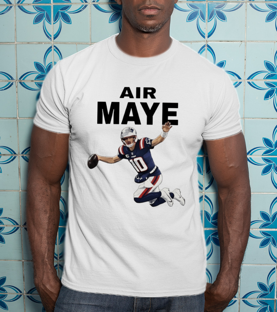 New England Football Air Maye Quarterback Number 10 T-Shirt